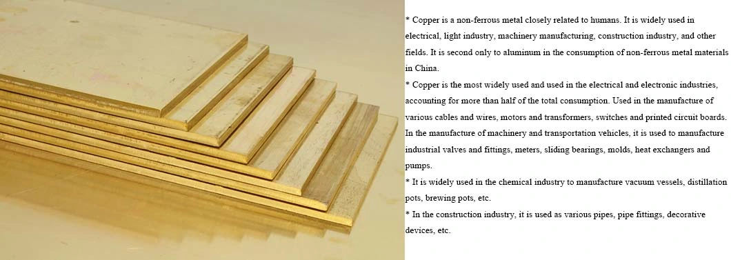 Factory Hot Selling High Quality ASTM C86300, C90700, C93200, C95400 Copper Brass Plates