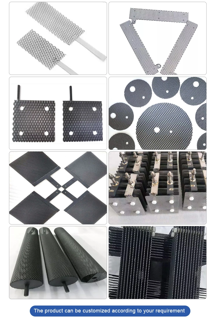 Platinum Coated Titanium Anode Expanded Metal Mesh for Drinking Water Hydrogen Electrolysis