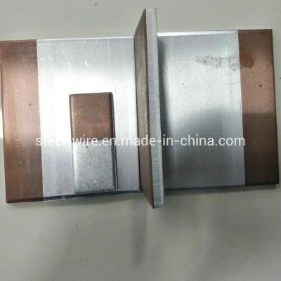Plaque plaquée de liaison explosive de tôle d'acier plaquée d'aluminium de cuivre