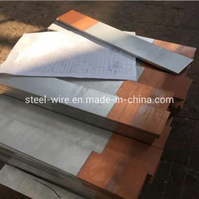 Plaque revêtue d'acier inoxydable 316 en cuivre titane aluminium