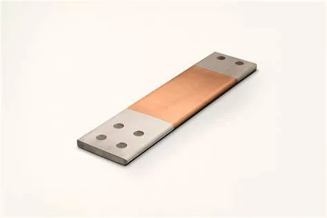 Plaque de transition d'alimentation bimétallique en aluminium plaqué cuivre